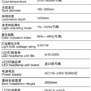 HNLED750超薄型手術(shù)無影燈